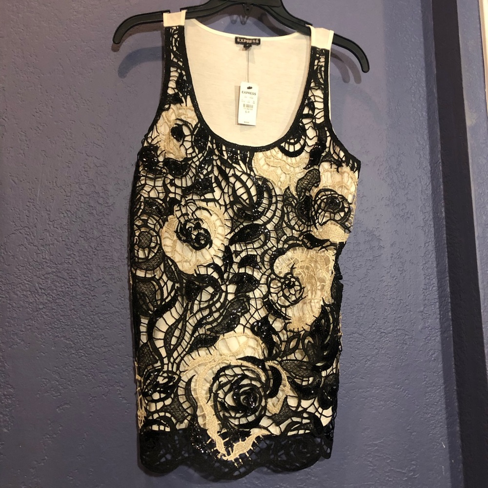 EXPRESS fancy tank NWOT